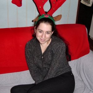 This is me on Christmas morning.  Can you see the enegry I had at 6 am?
