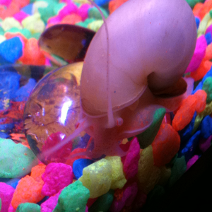 Haymitch the (late) mystery snail.