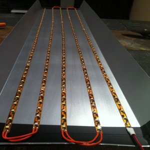 wire up each LED strip