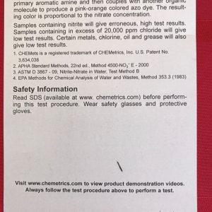 Nitrate test kit 201706d