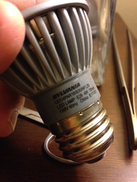 LED bulb - Tank lighting (close up)