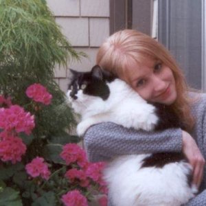 Me and my cat Sissel :]