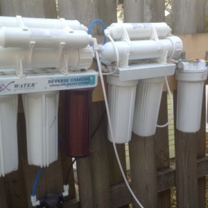 I have a booster pump on this system that increases my pressure through the various filters and membranes to 120 psi.