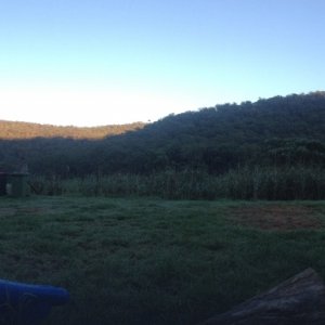 panorama of the valley i recently camped in this summer, awesome place full of life.