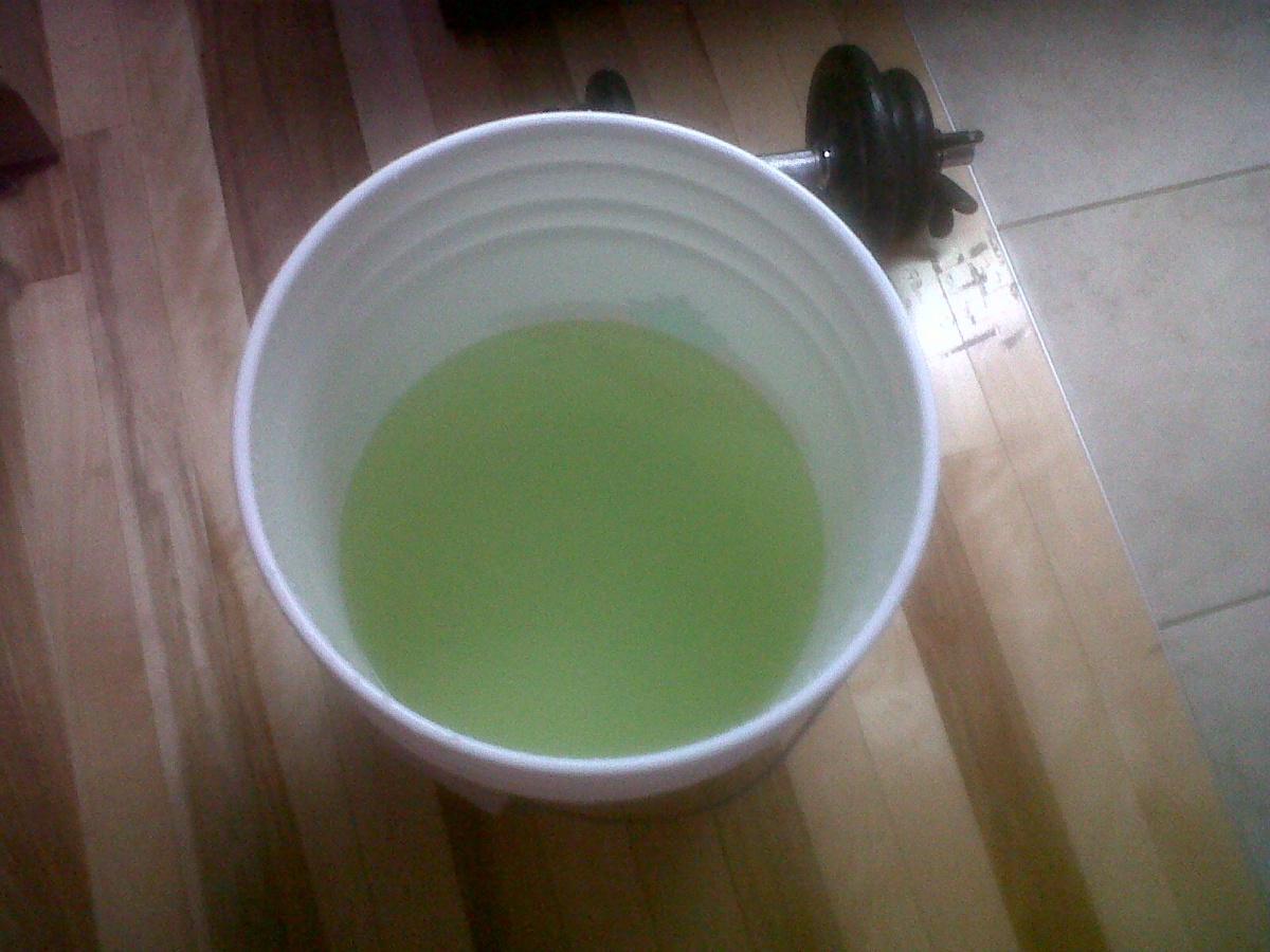 Definitively, it's green water !!!!