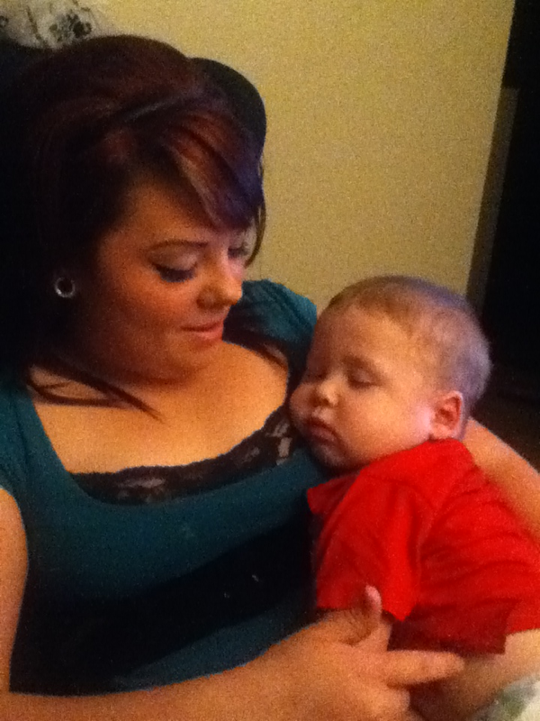 Mommy and baby jayden