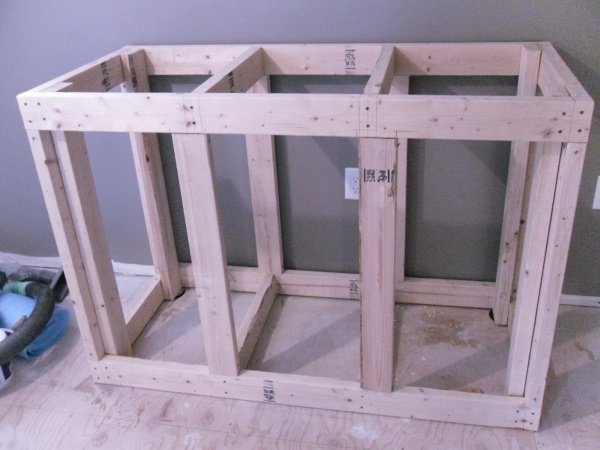 Stand Frame With 2X4.
52x23x36